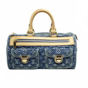 Louis Vuitton Monogram Denim Neo Speedy Handbag Blue